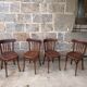 Set de 4 chaises bistrot Baumann