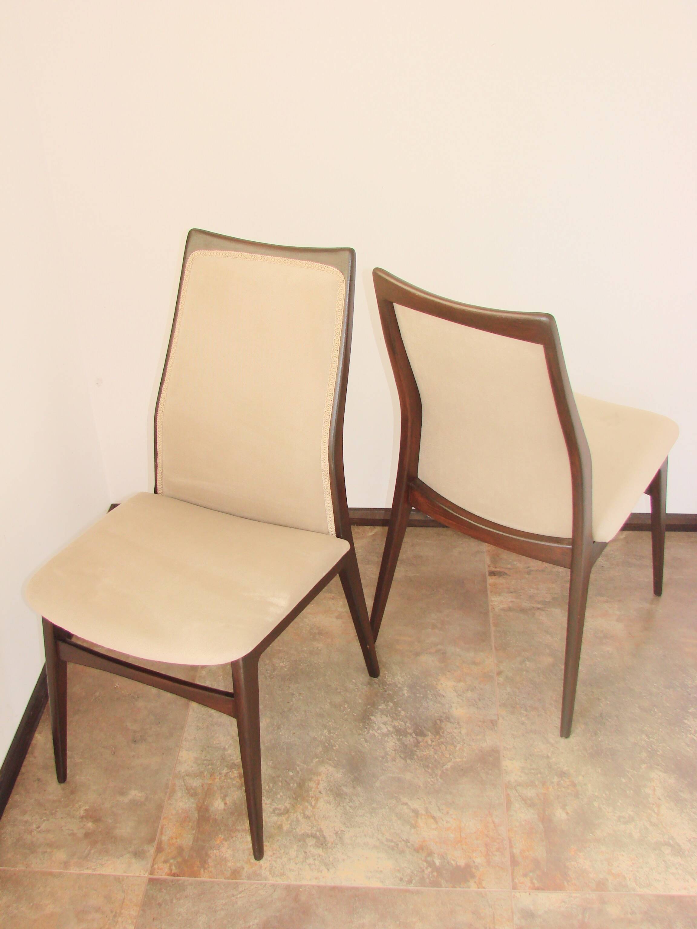 A pair of chairs by Wilhelm Benze GmbH, 1960s.