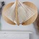 Suspension desing vintage bois et osier