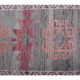 1970s vintage Turkish hand-knotted wool cotton red runner rug 91x354