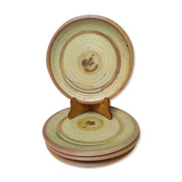 4 flat sandstone plates