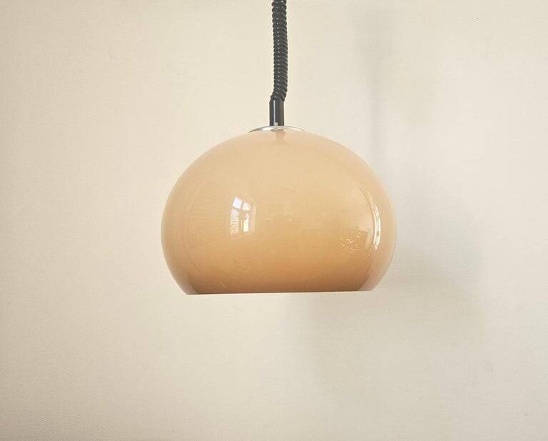 Rare Midcentury Pendant Meblo, Space Age, Harvey Guzzini, Italy, 1970s