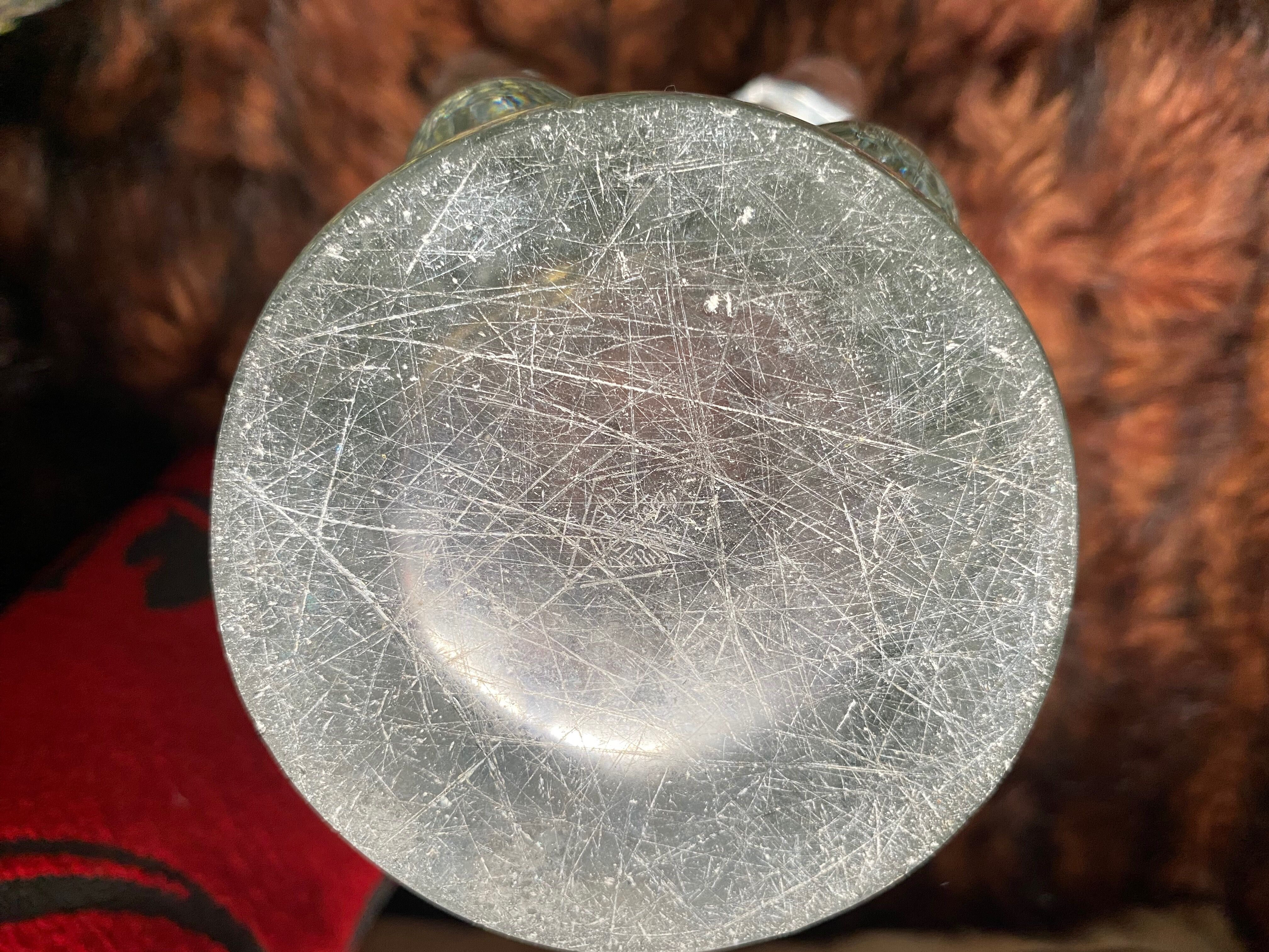 Giraffe vase in crystal from Vannes