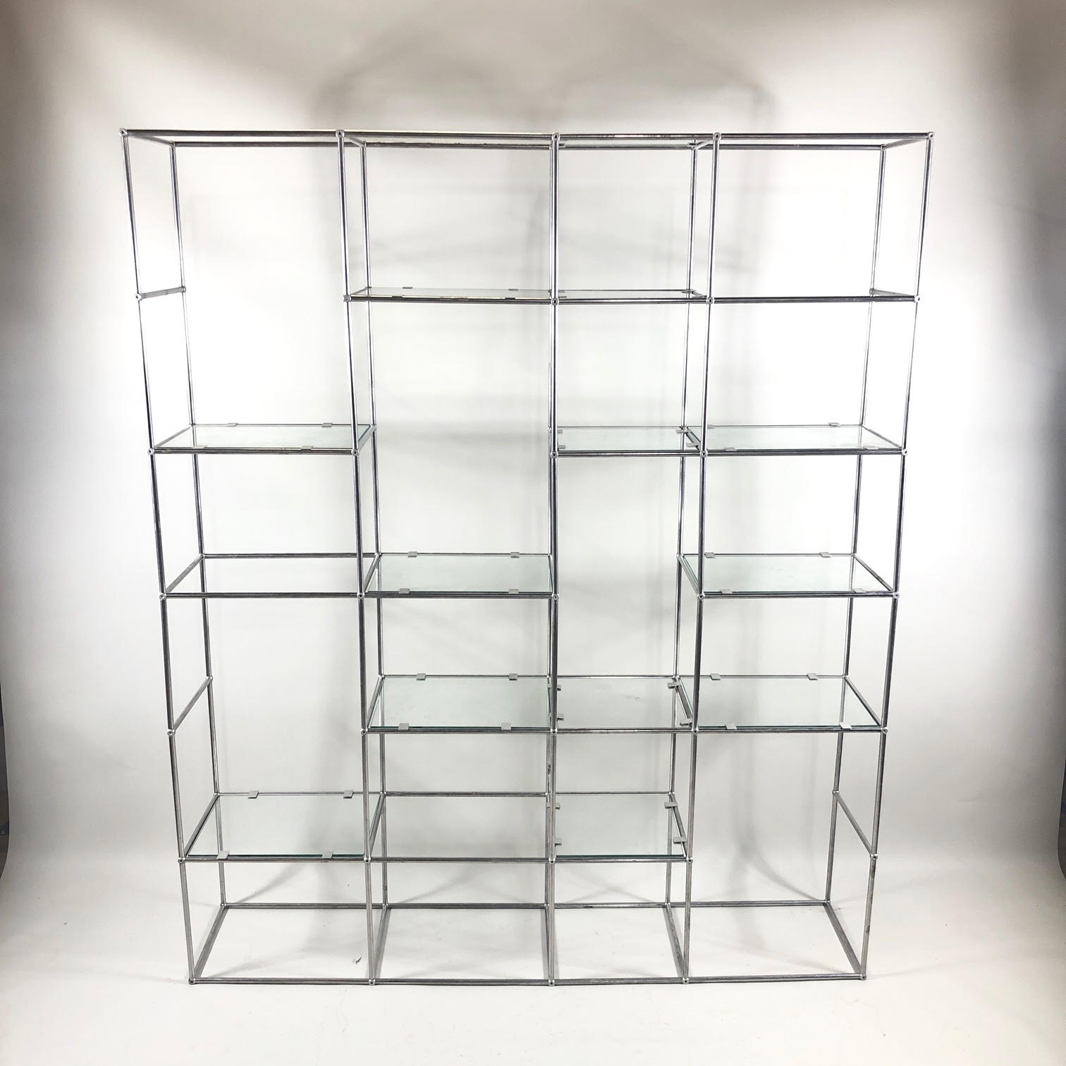 1970 chrome tubular shelf