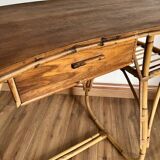 Rattan desk