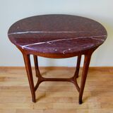 Art Nouveau oval console table