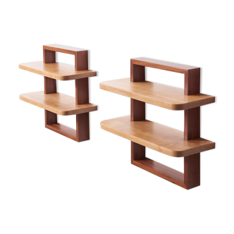 Pair of art-deco bedsides