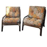 Liberty rattan armchairs