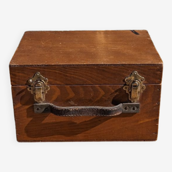 Wooden craft workshop box