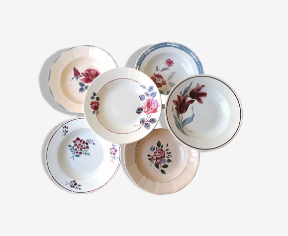 Assiettes creuses Sarreguemines