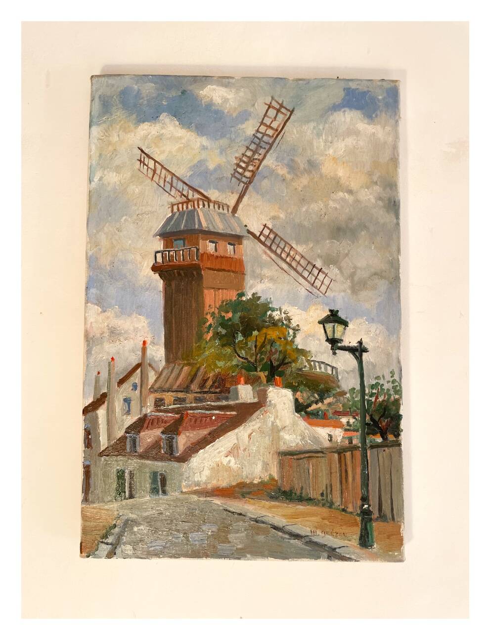 Oil painting on canvas by Guézou