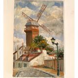 Oil painting on canvas by Guézou