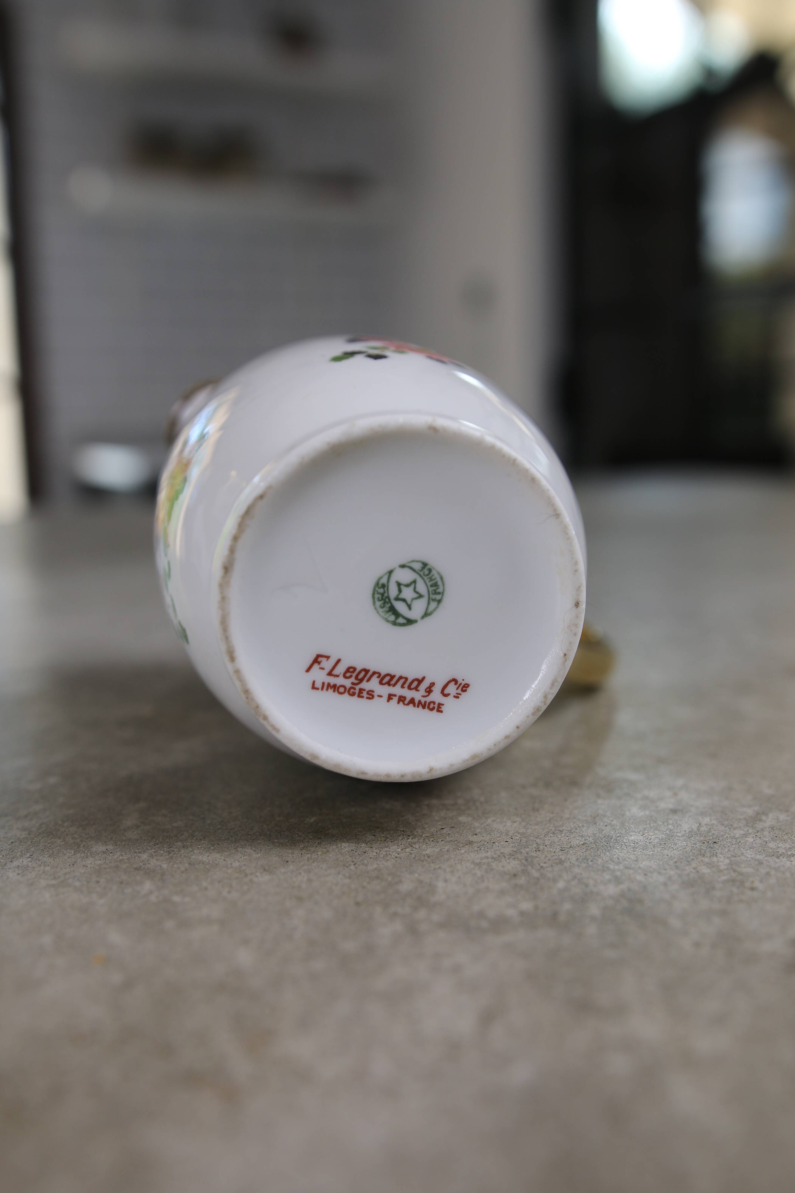 Limoges porcelain coffee service F.Legrand (13 pieces), early 20th century