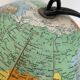 Vintage 1960 terrestrial globe by Girard Barrère - 33 cm