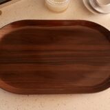 Wood imitation serving tray