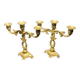 Pair of brass candlesticks