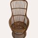 Rattan chair by Dal Vera, Italy 1950