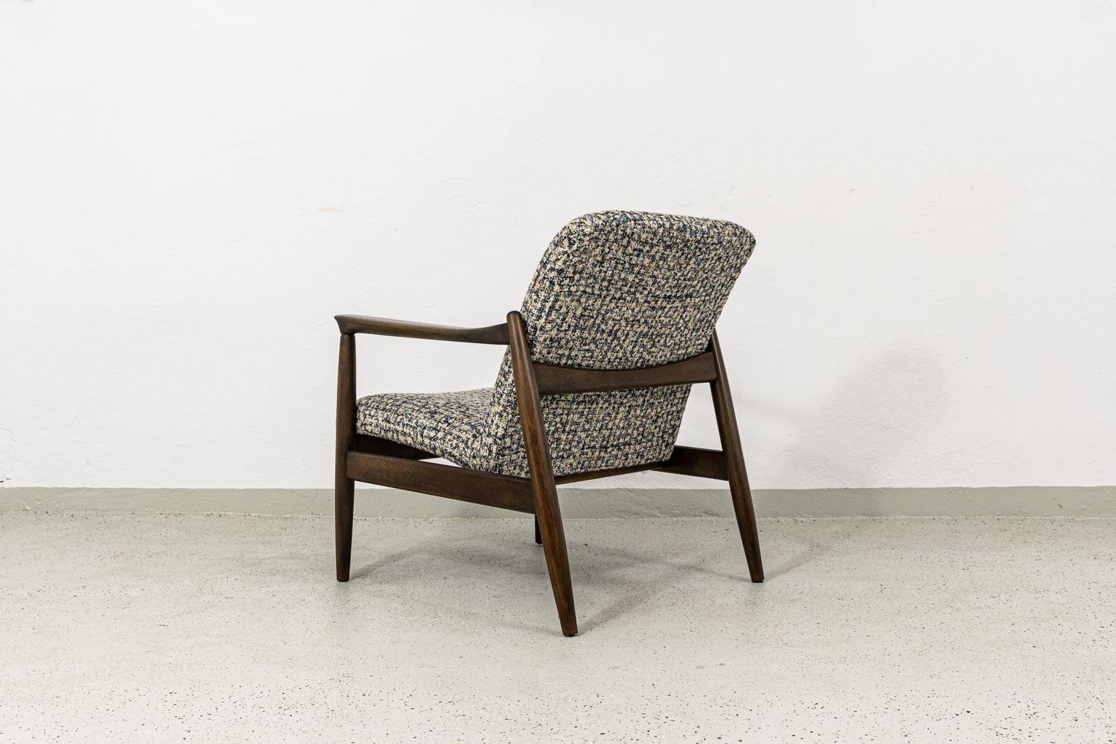 Vintage armchair GFM-64 by Edmund Homa, GFM, Poland, 1960s