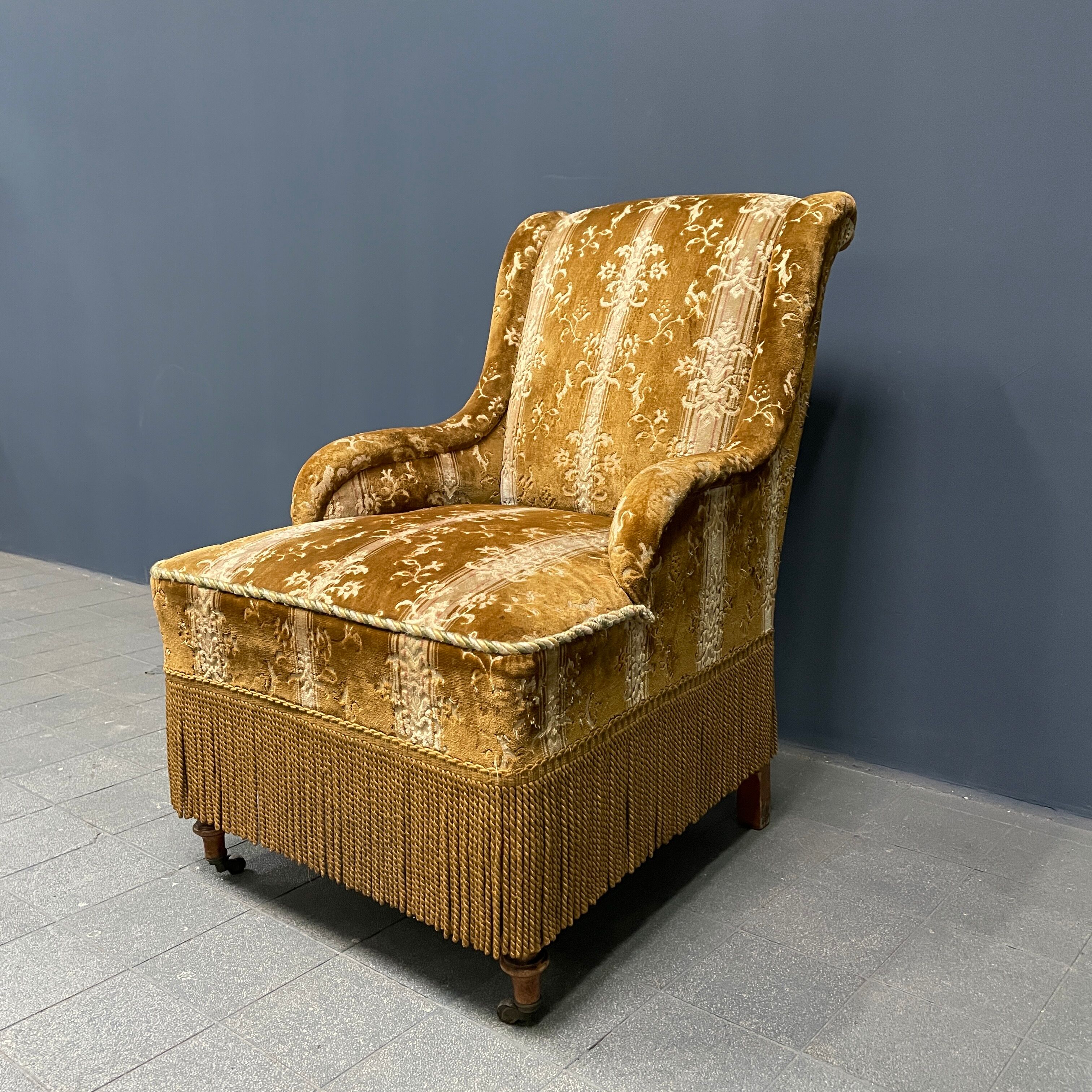 Set of two Victorian ladies armchairs from France 19th century