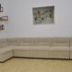Modular sofa in beige boucle fabric, 1970s