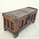 Rustic solid oak chest