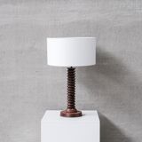 Oak table lamp