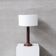 Oak table lamp