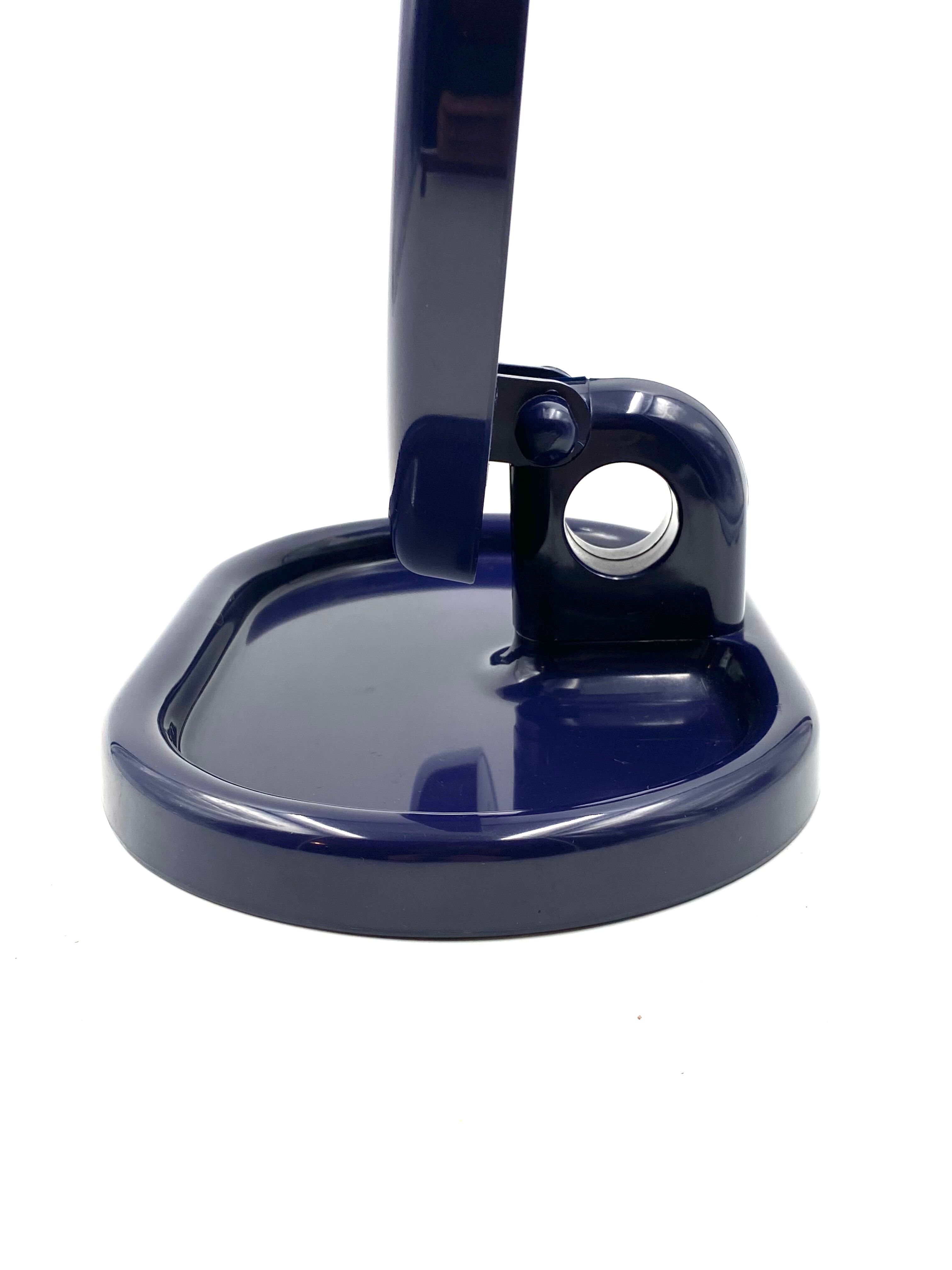 Olaf von Bohr, Blue Table Mirror, Gedy Italy, ca. 1970