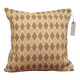 Amber geometric pattern cushion cover - 50 x 50