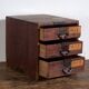 Small ko-dansu chest of drawers in paulownia with kanji labels – Japan, Meiji period
