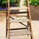 Wooden painter's stepladder