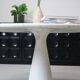 Angelo Mangiarotti ‘M1’ Dining Table in Solid Carrara Marble