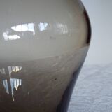 Smoked glass pitcher