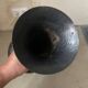 Hammered metal vase