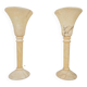 Lampes de table en albâtre vintage en marbre, années 1970, ensemble de 2