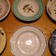 Set of 6 different hollow plates