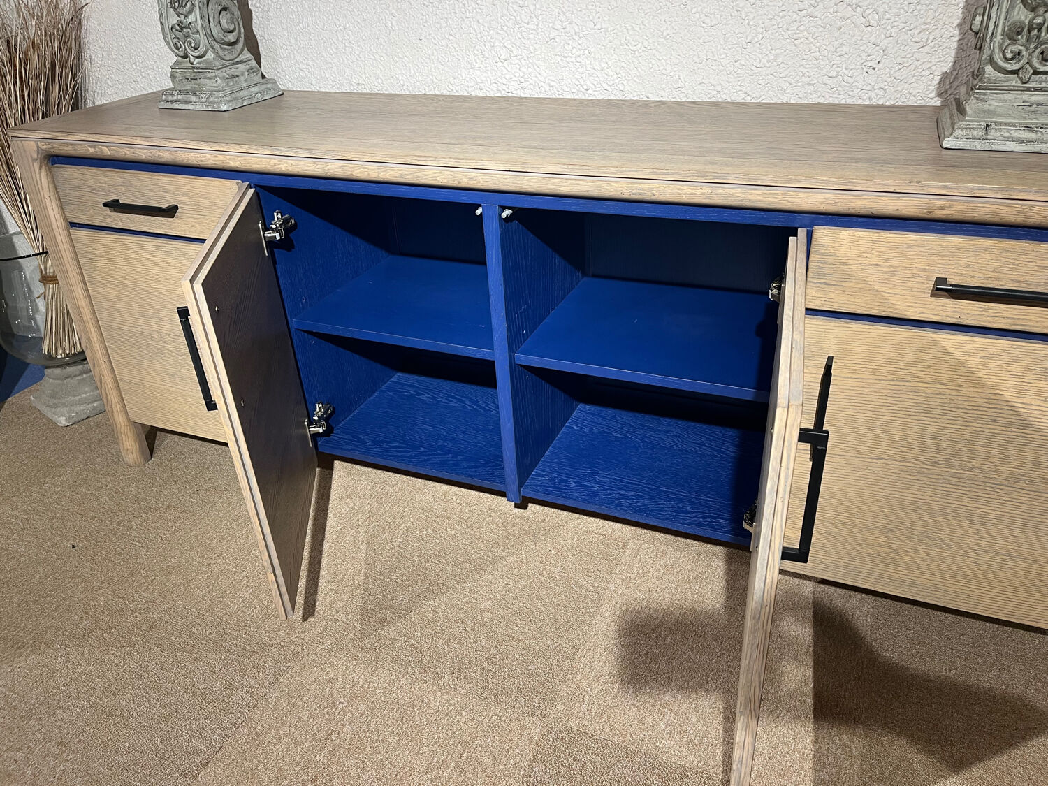 Vintage spirit oak sideboard