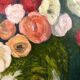 Table bouquet of flowers" Flowers and fruits" XXth