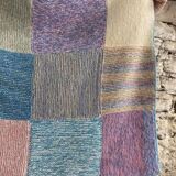 Small wool patchwork blanket