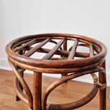Rattan stool/plant stand - Vintage