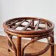 Rattan stool/plant stand - Vintage