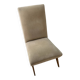 Fauteuil chauffeuse vintage année 60 pied compas