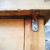 Old butcher's bill in solid beech