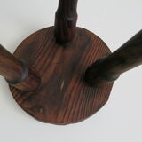 Carved wooden stool