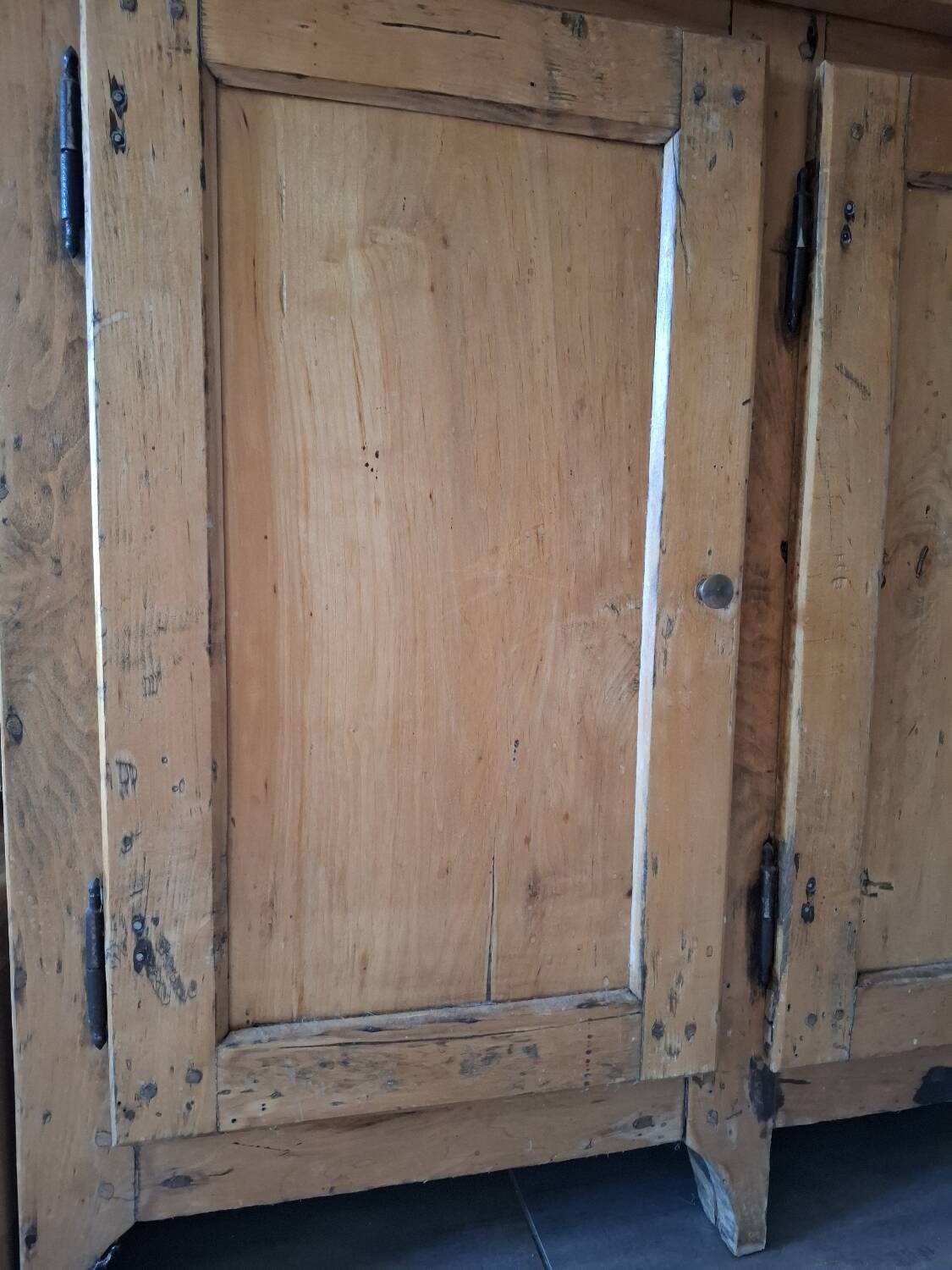 Large solid wood sideboard