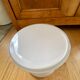 Anne Nilsson for Ikea white glass diabolo vase