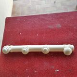 Wooden coat rack