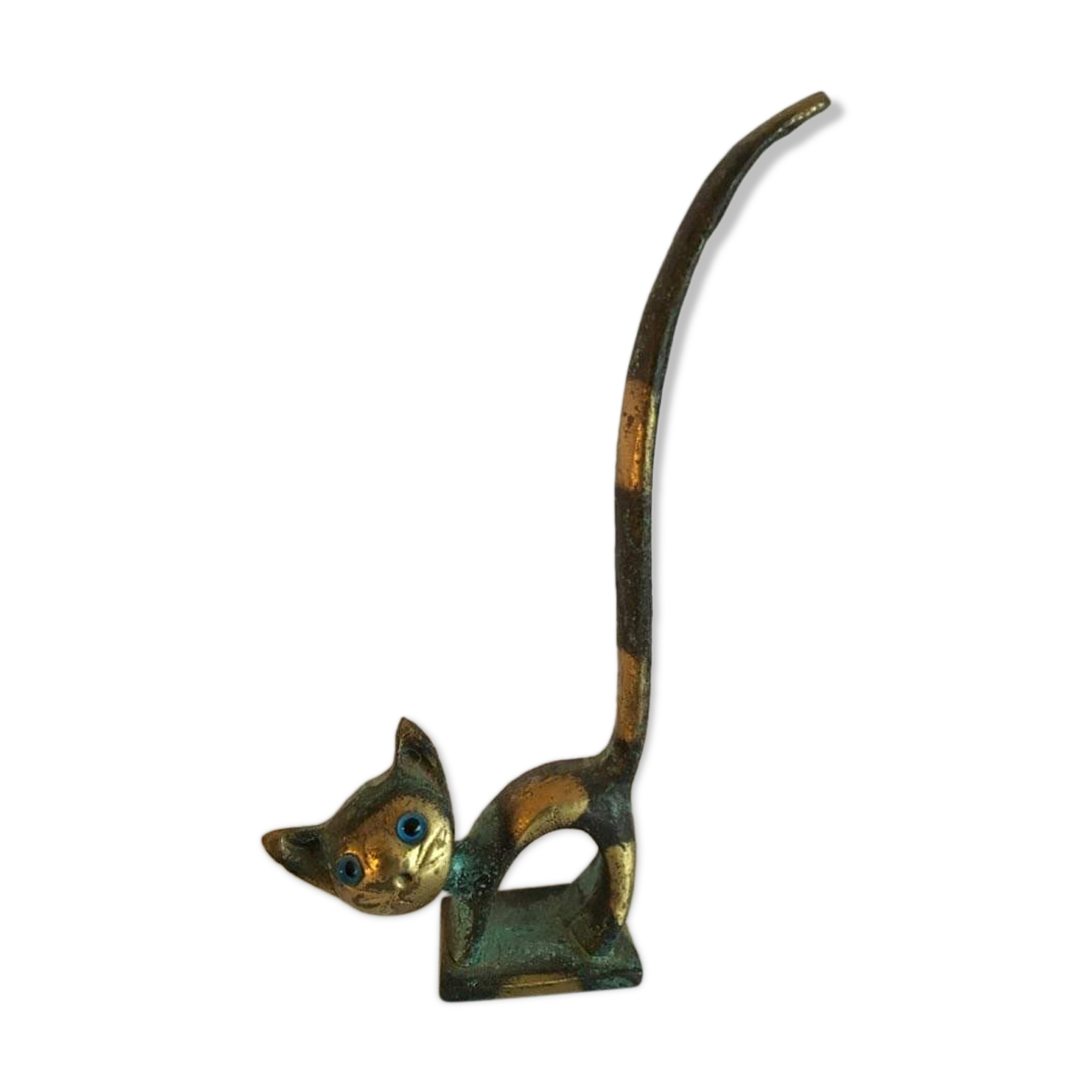 Bronze cat decoration