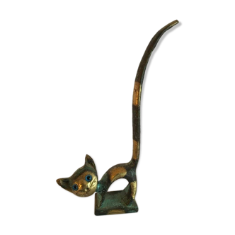 Bronze cat decoration