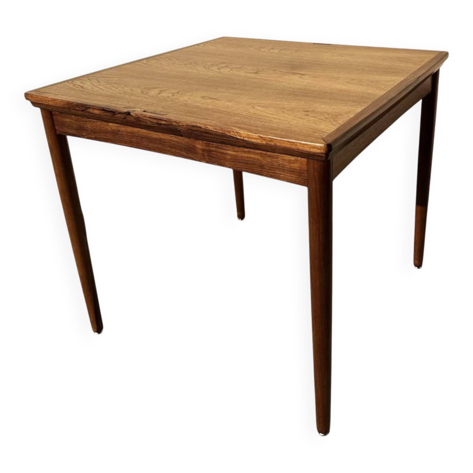 Danish extendable dining table in Rio rosewood 1960